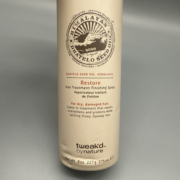 Tweak’d by Nature Restore Hair Treatment Finishing Spray 8oz New - Picture 3 of 5